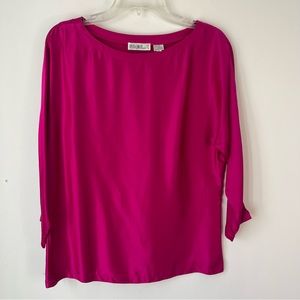 Vintage Spitalnick & Co Magenta Silk Blouse